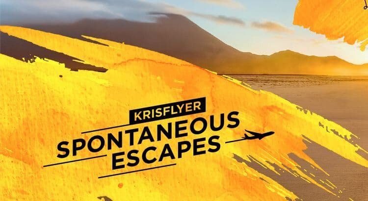 30% Discount for Singapore Airlines KrisFlyer Spontaneous Escapes for June 2025