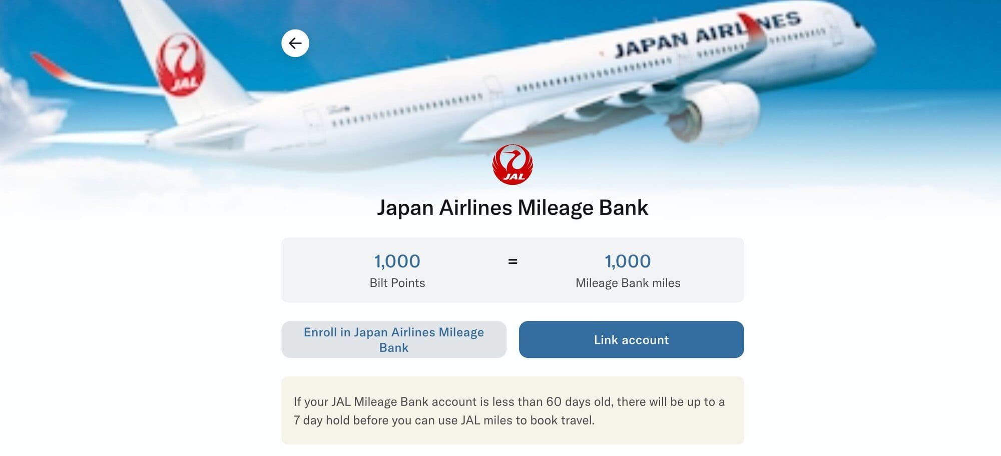 Bilt Adds Japan Airlines as New Transfer Partner