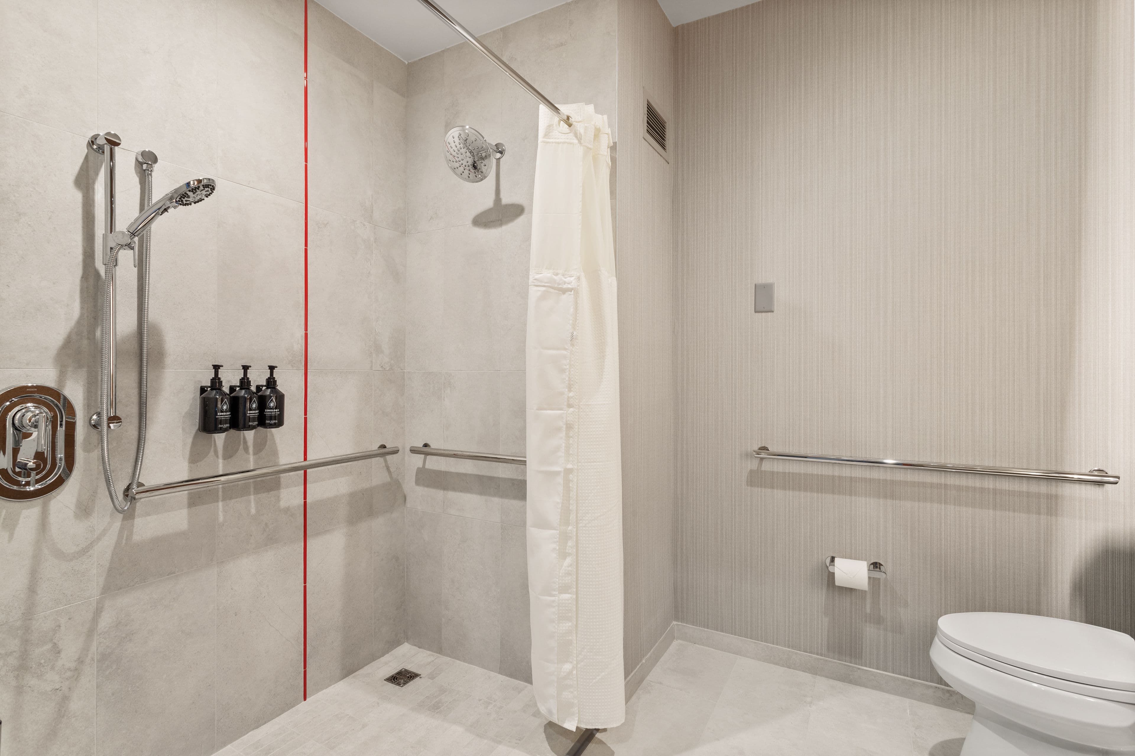 1 King Standard Mobility Accessible Roll Shower - Image 3
