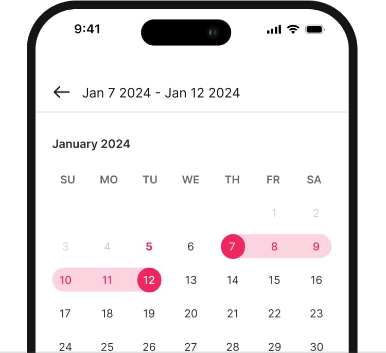 SkyView flexible date-range search