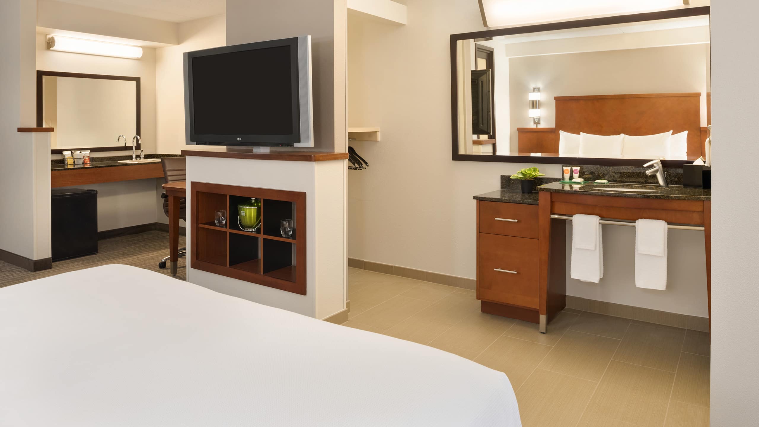 Accessible King Bed/Roll-In Shower (With Sofa) - Image 1