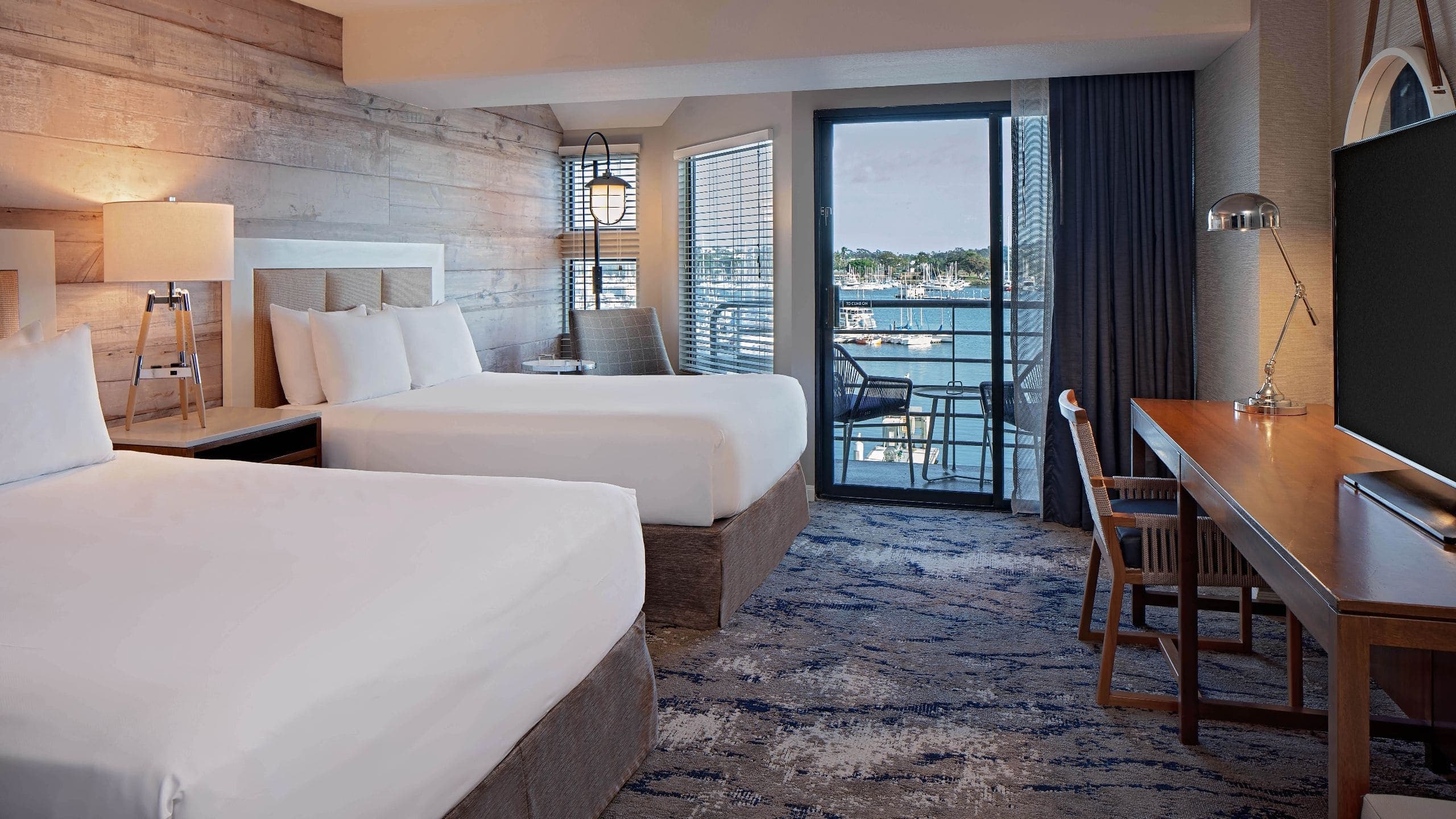 Marina Suite 2 Queen Beds with Accessible Shower - Image 1