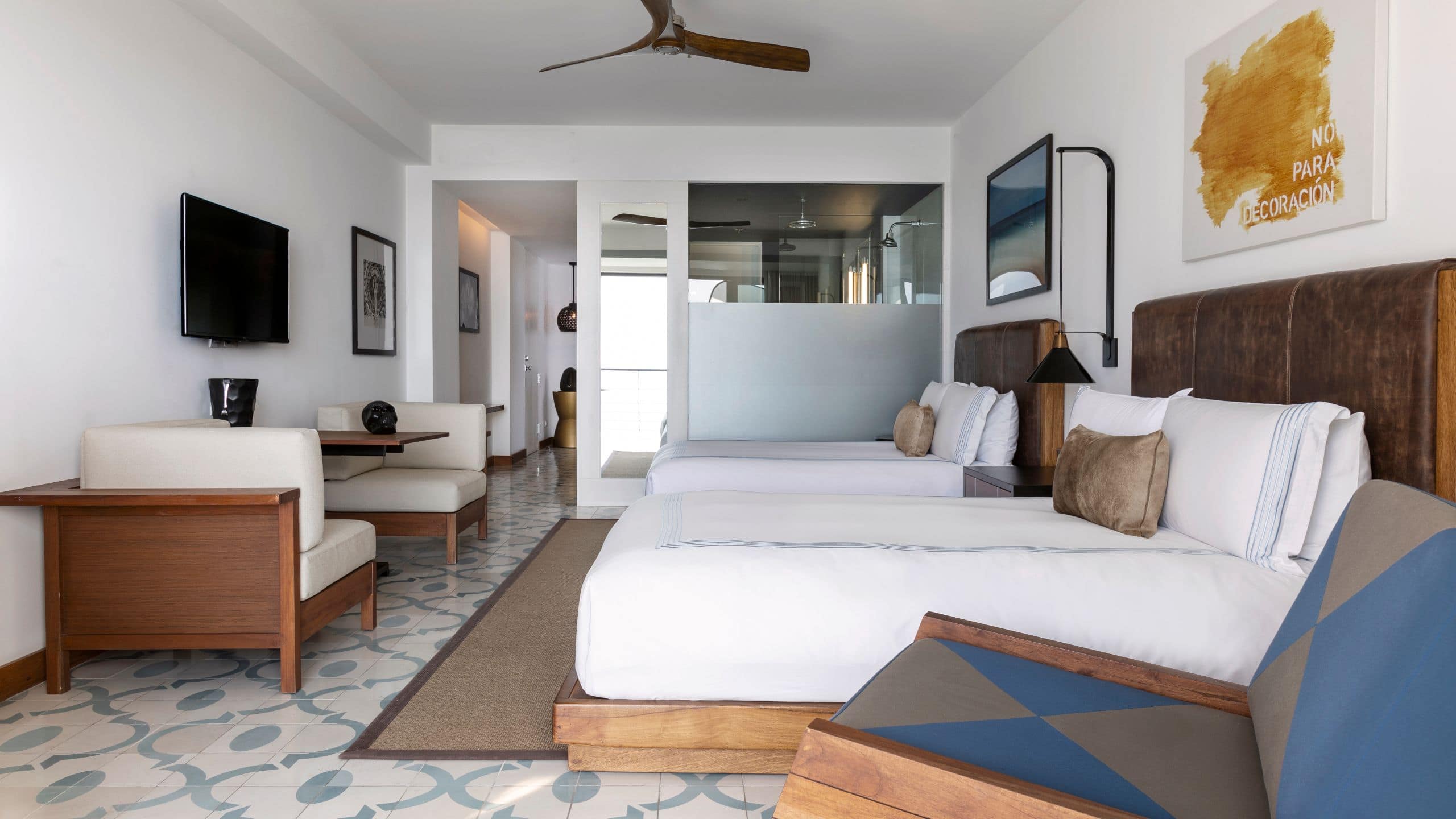 2 Queen Beds Deluxe with Partial Ocean View - Image 1
