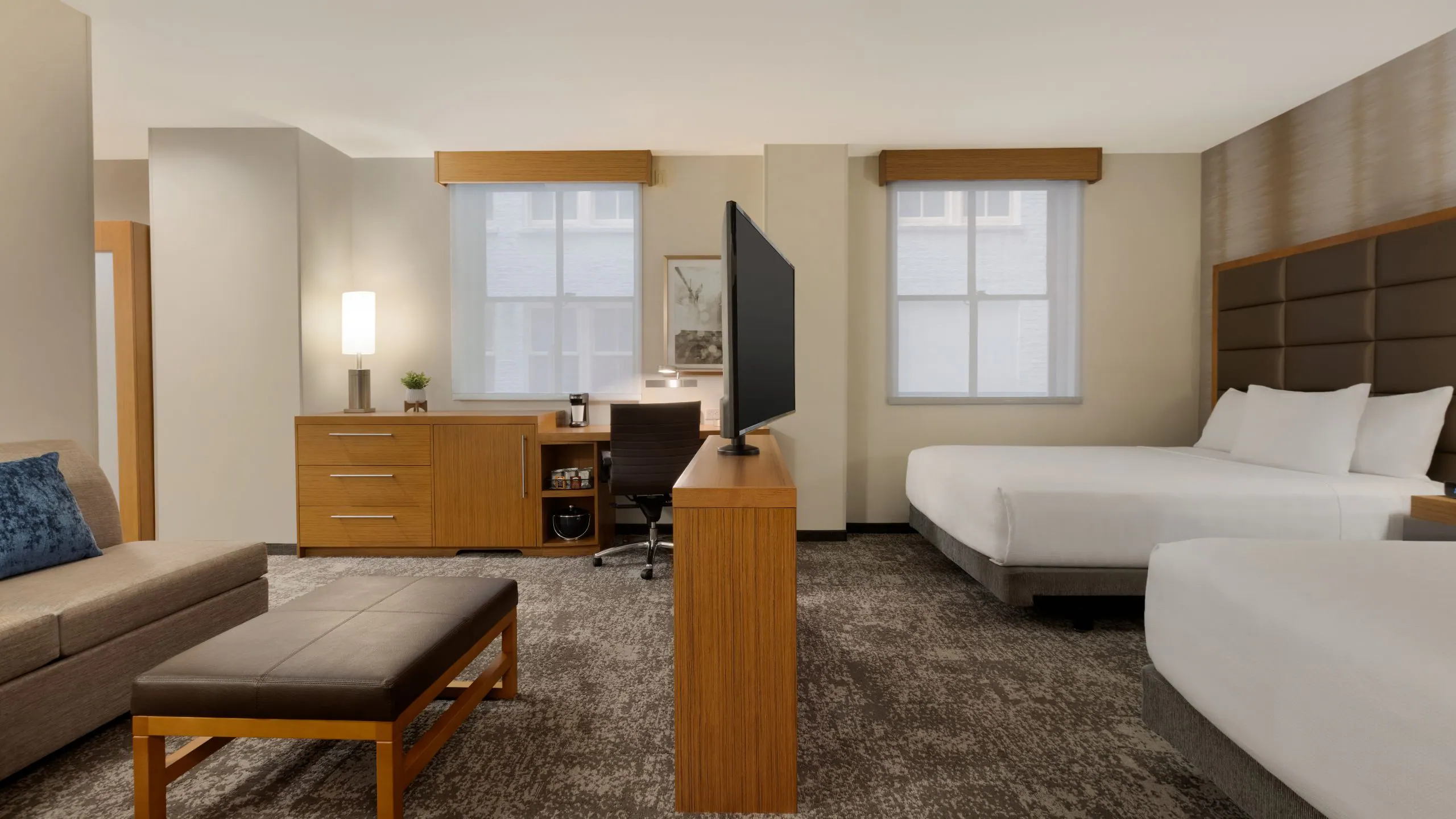 Accessible | Two Queen Beds / Roll-in Shower (plus sofa bed) - Image 1
