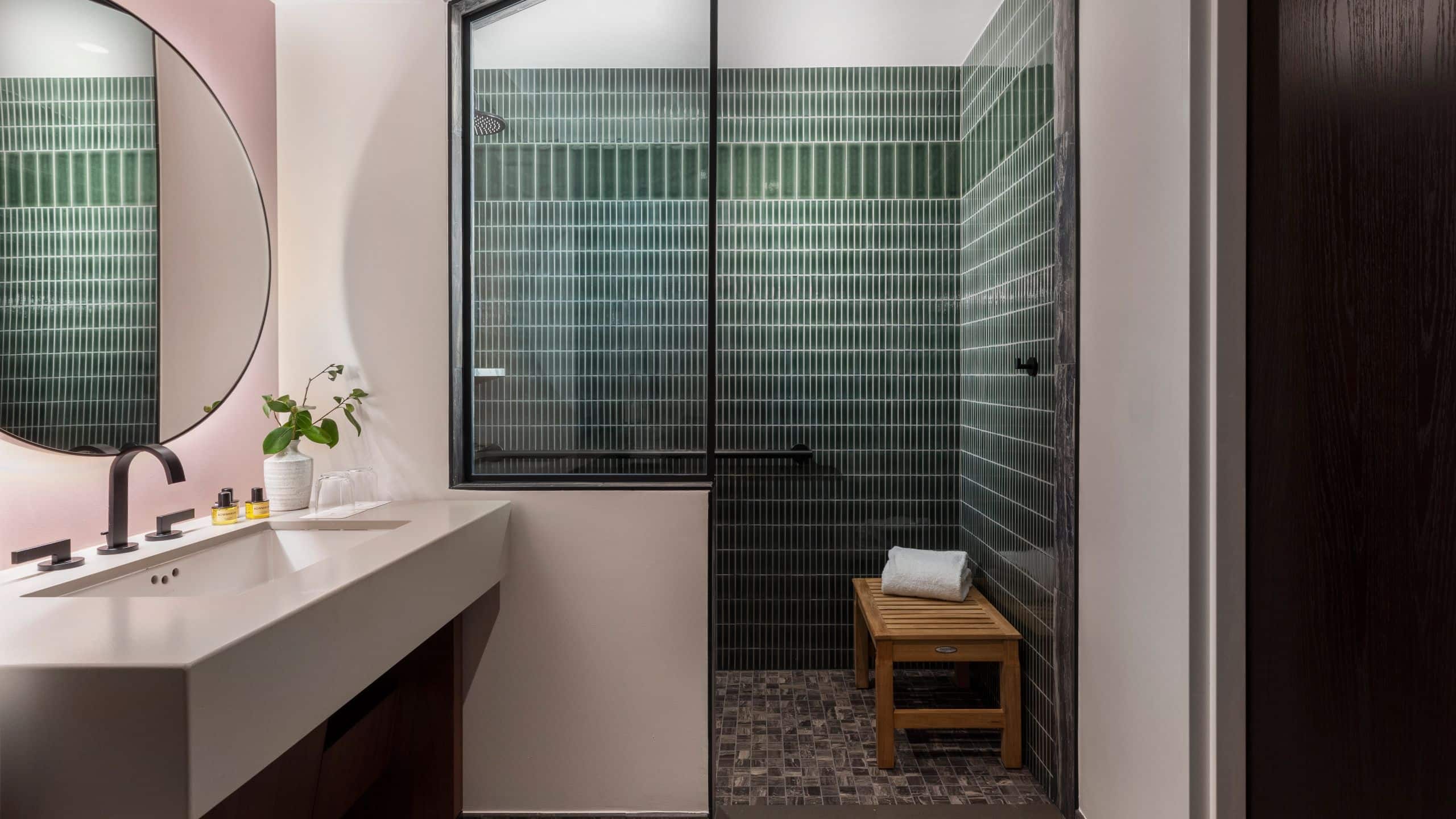 1 King Accessible Shower with Grab Bar - Image 2