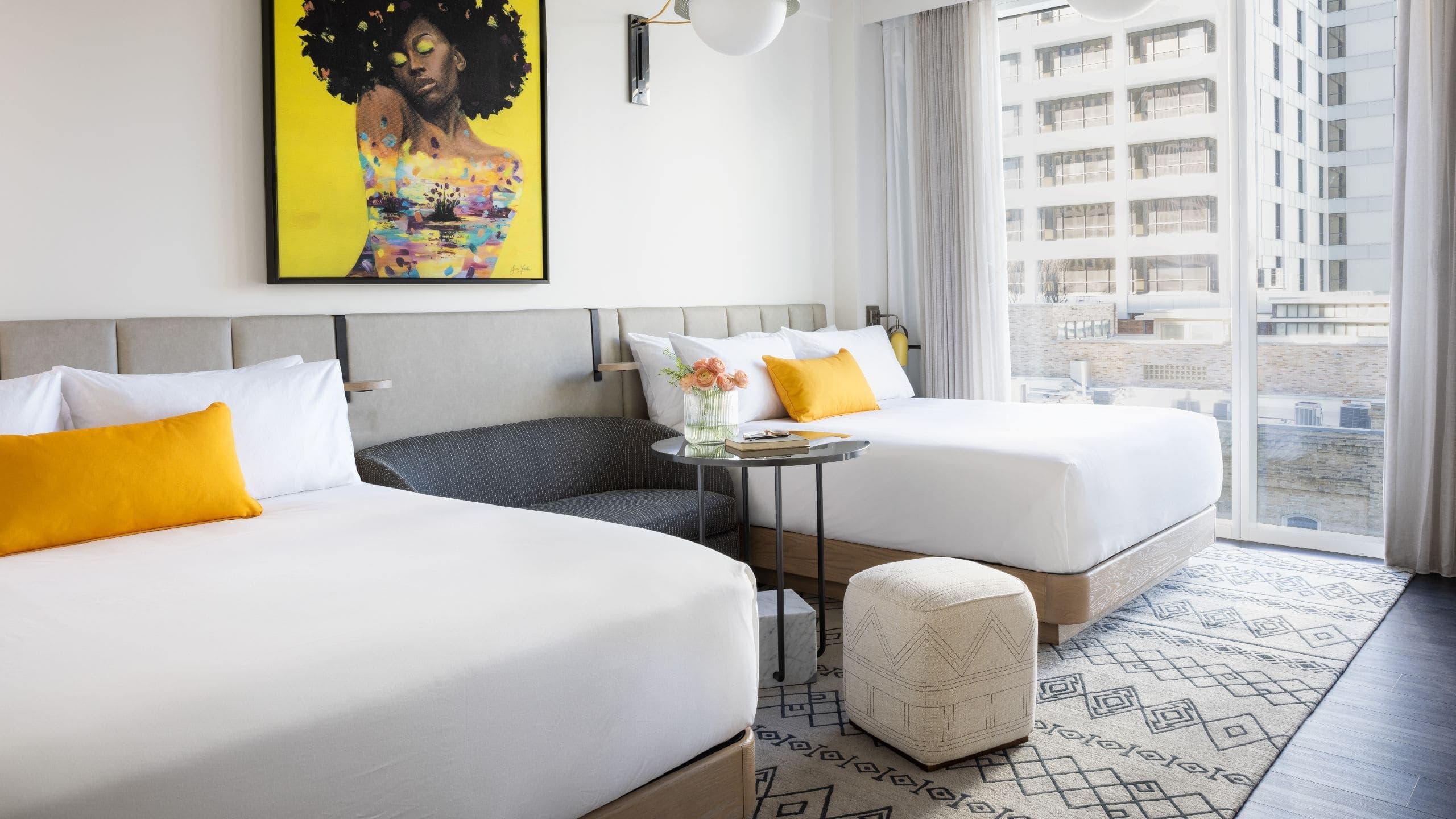 2 Queen Beds Accessible Shower - Image 1