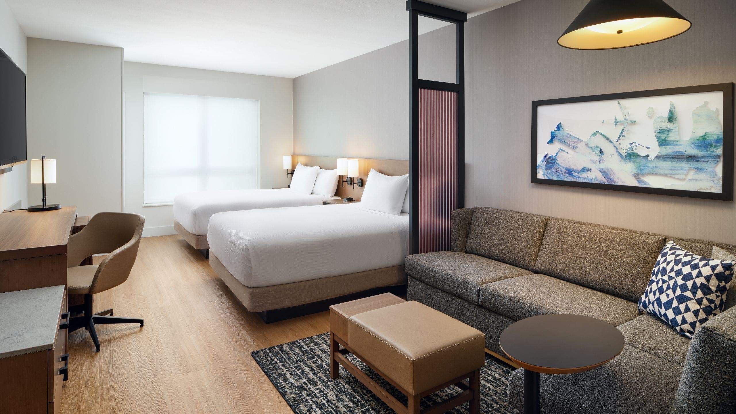 Two Queen Beds (Plus Sofa Bed) - Image 1