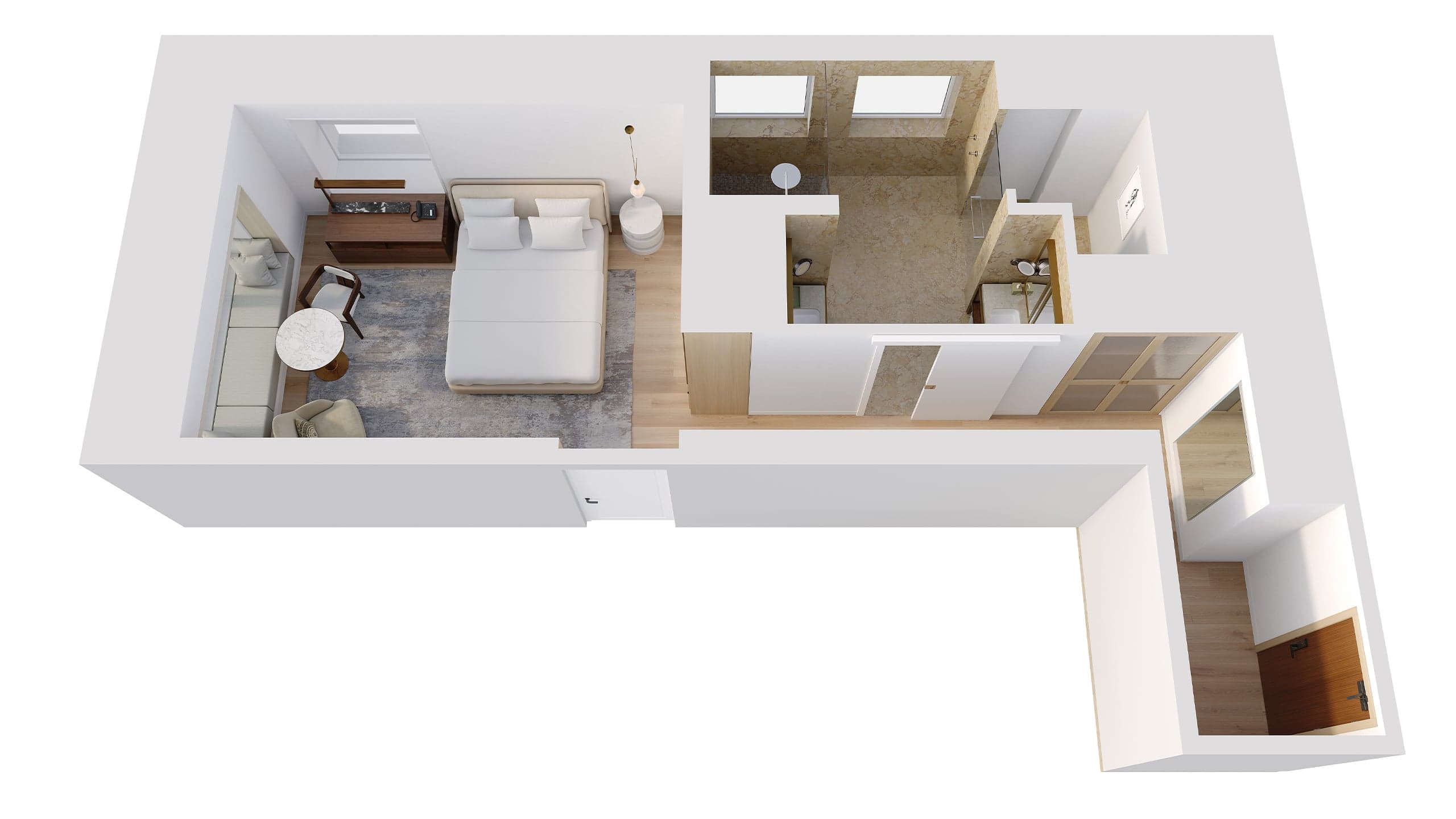 1 King Bed - Image 4