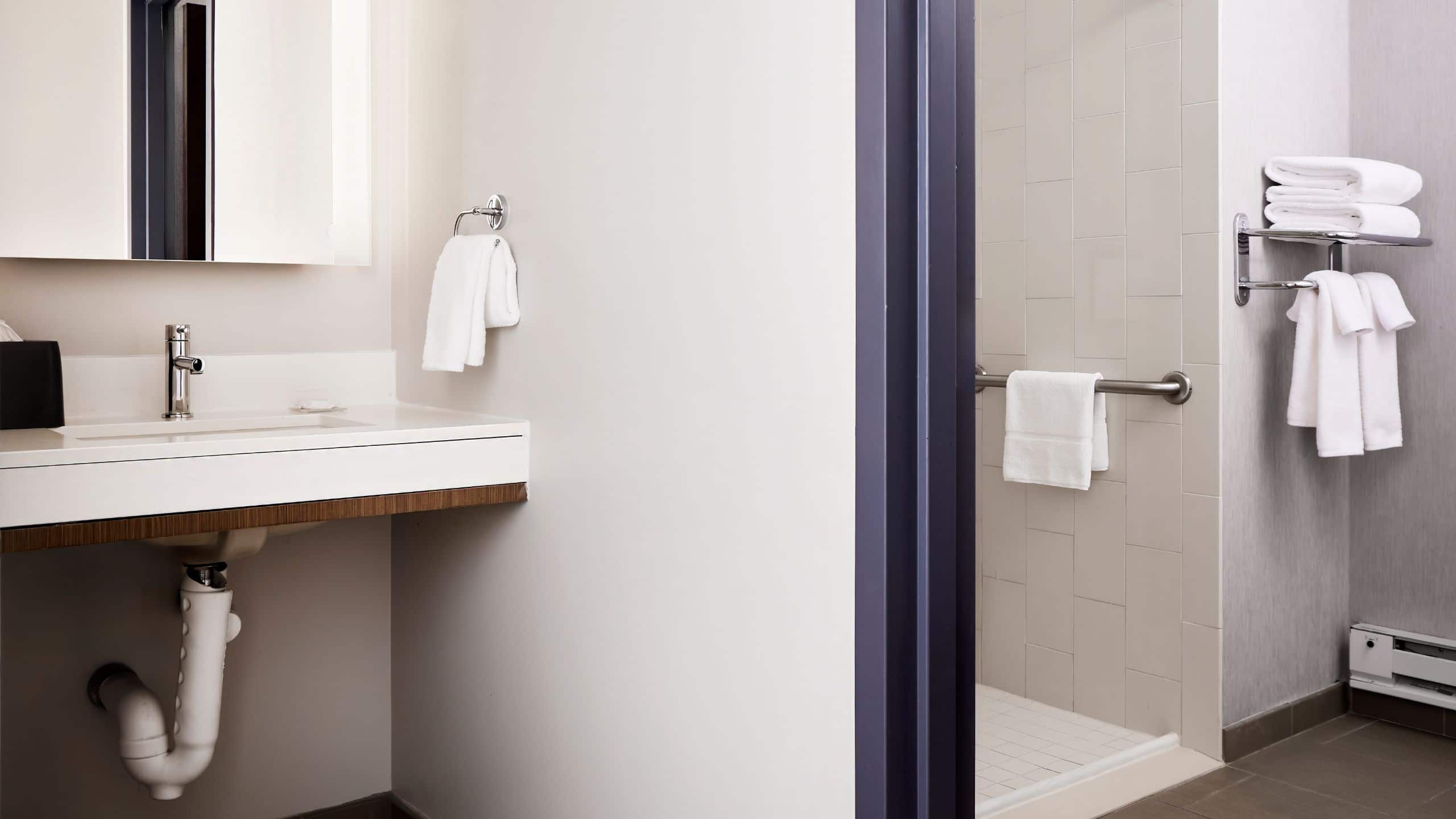 Accessible King Bed/Roll-In Shower (with sofa bed) - Image 6