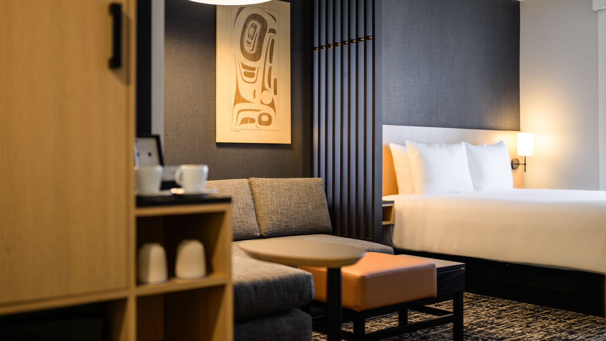 1 Queen Bed Accessible Roll-In Shower (with Sofa Bed) - Image 2