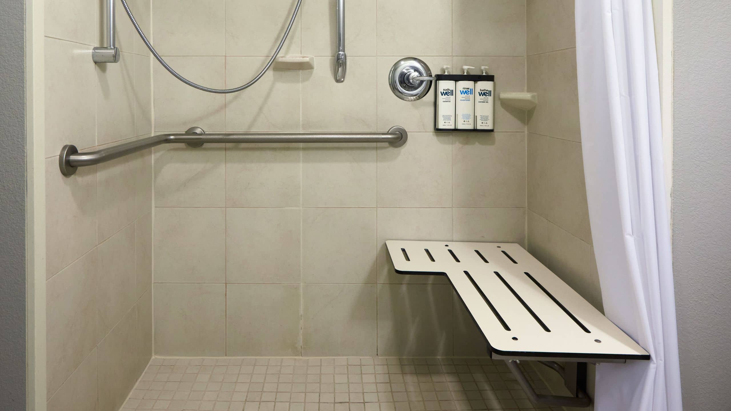 Accessible One Bedroom Roll-in Shower - Image 8