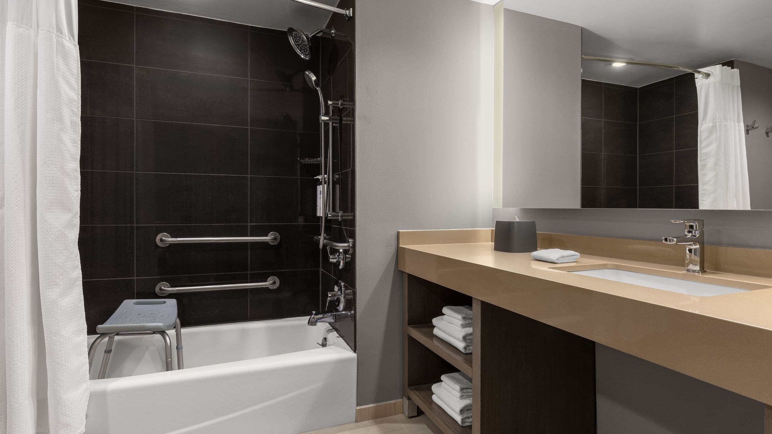Accessible Studio King with Kitchen and Sofabed and Tub - Image 1