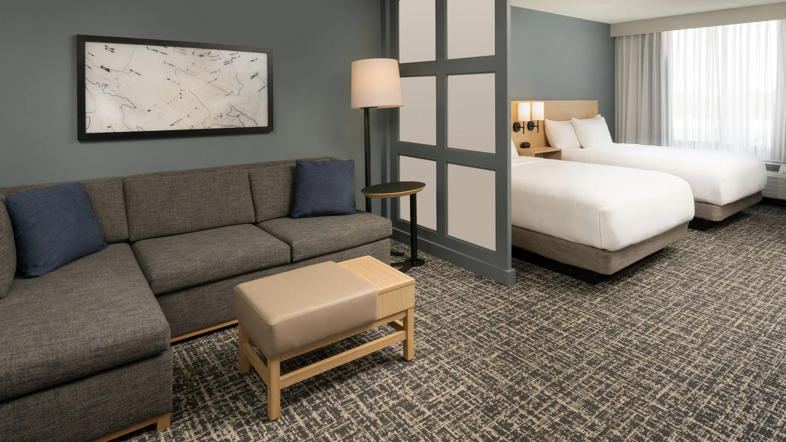 Two Double Beds (with sofa bed) - Image 1