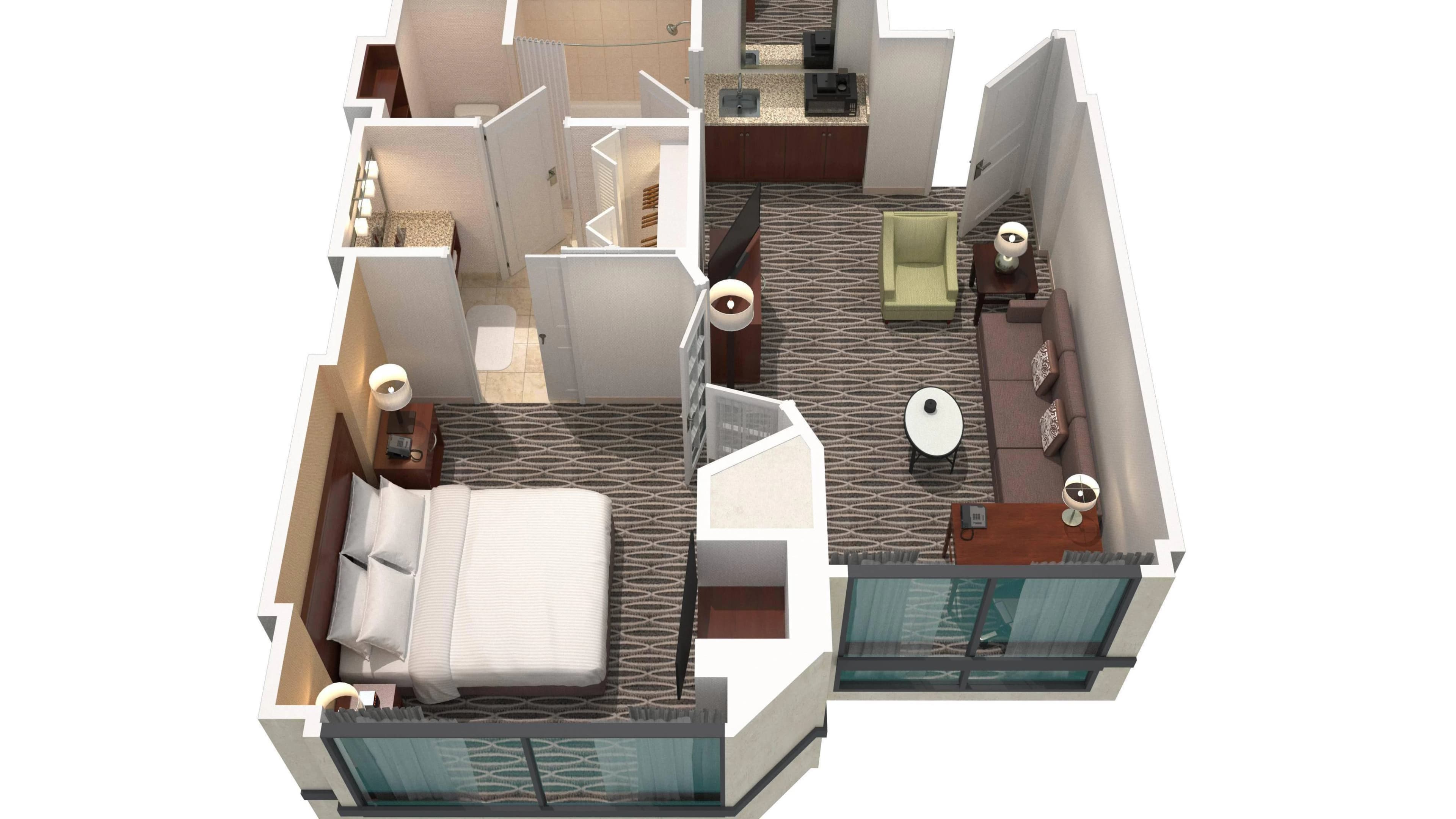 1 Bedroom Suite - Image 9