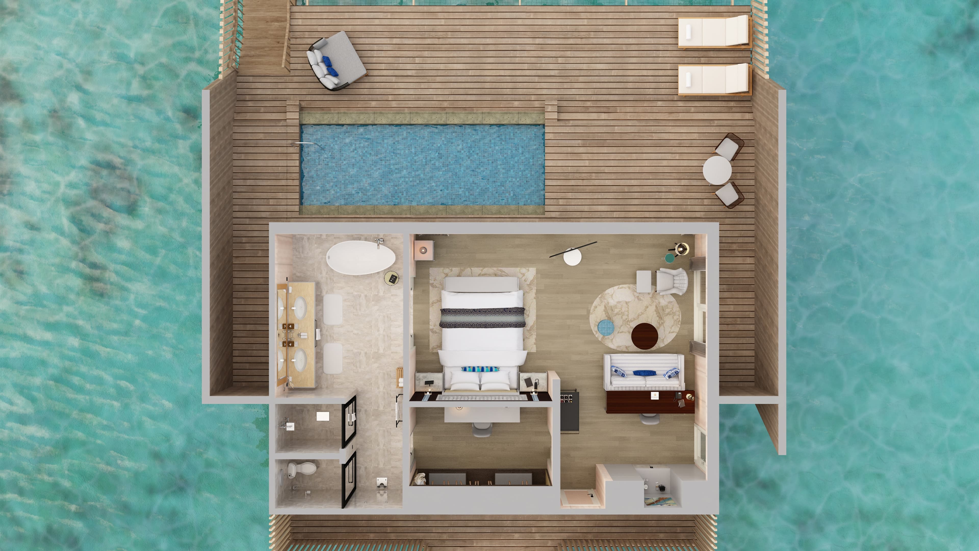 Overwater Villa with Pool - Image 8