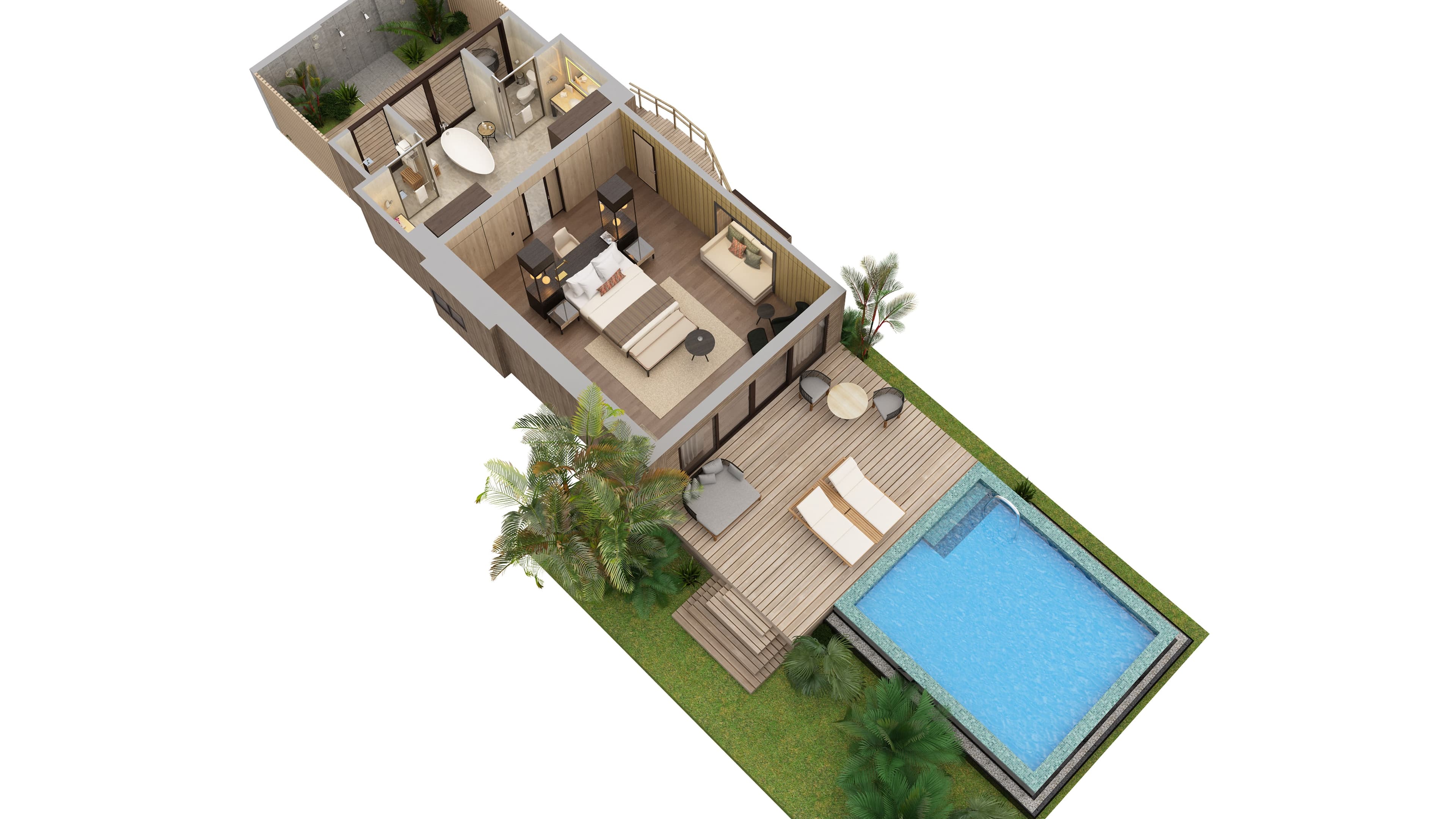 Garden Villa with Pool - Image 6