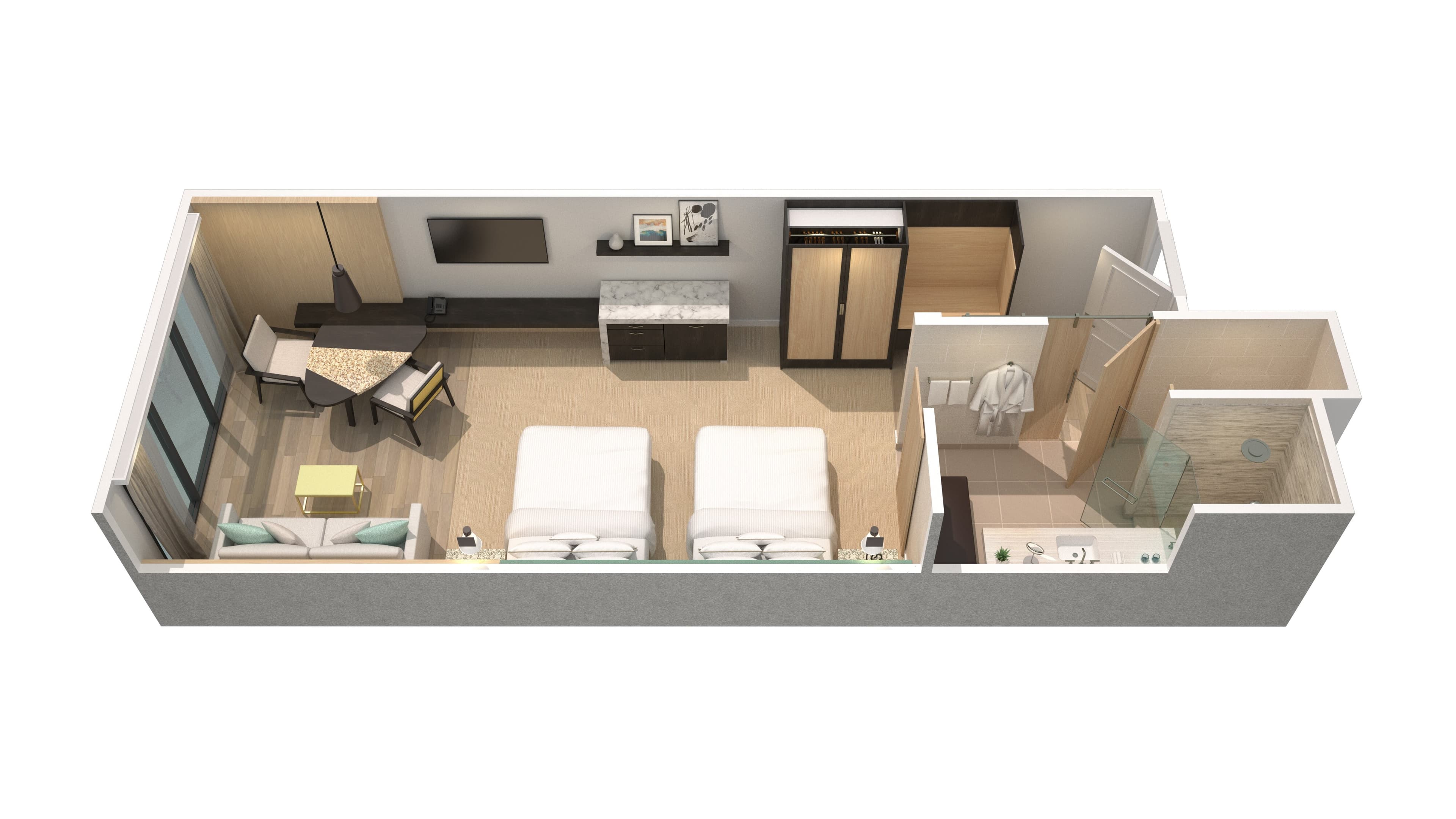 Deluxe Double 45 Sq m - Image 3