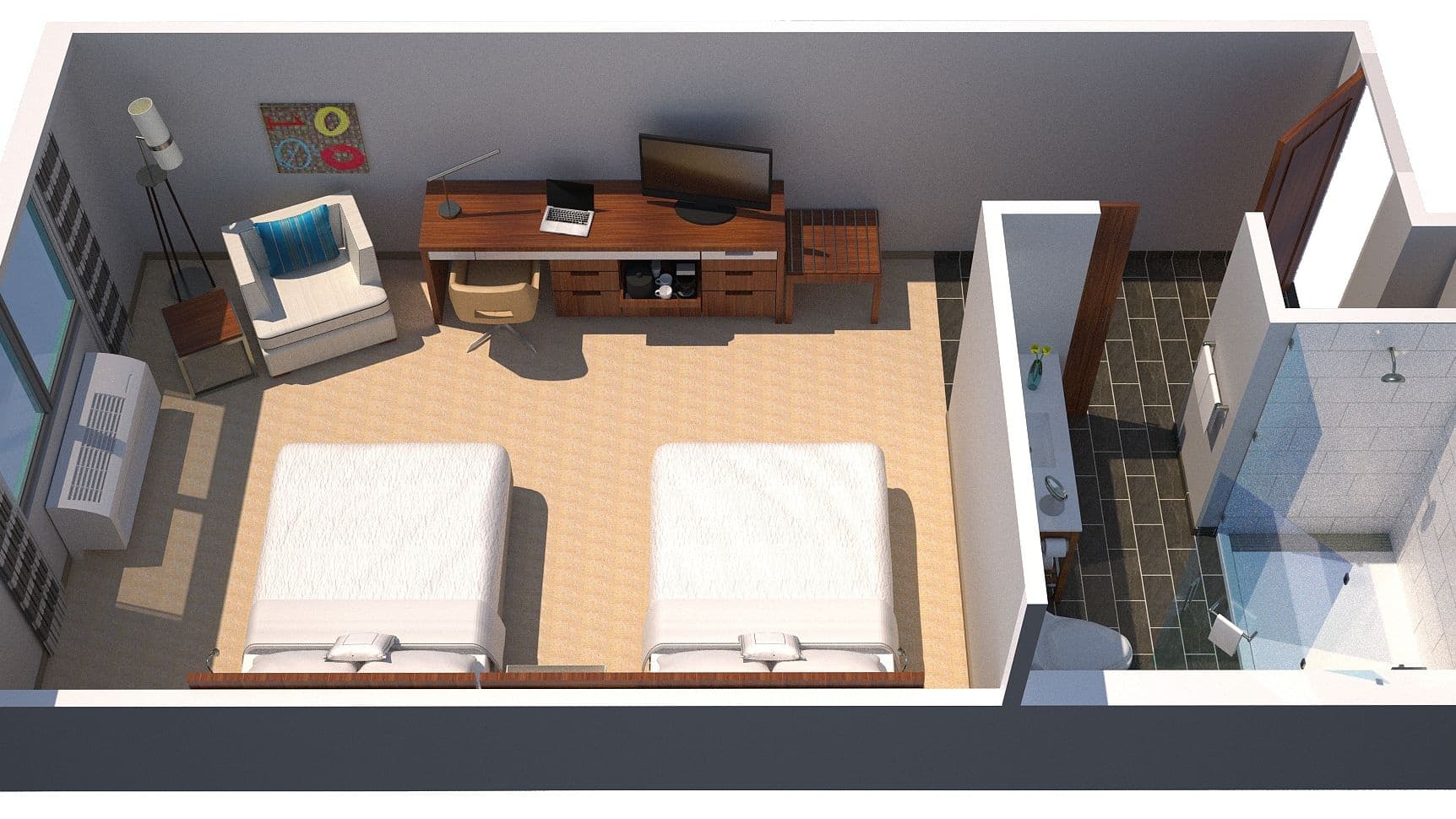 Queen/Queen Guest Room - Image 6