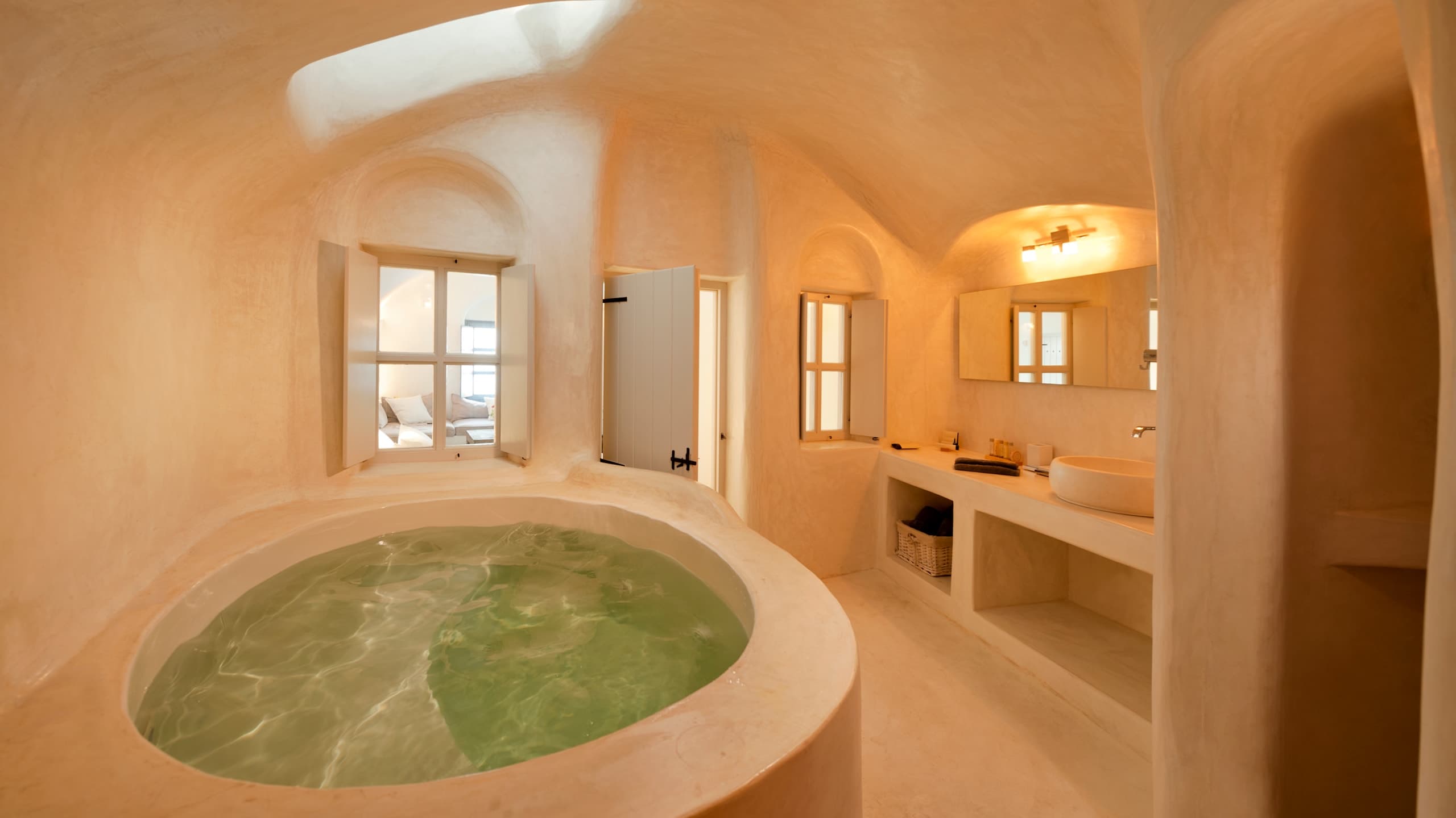 Premium Spa Room with Indoor Hot tub & Caldera View - Image 1