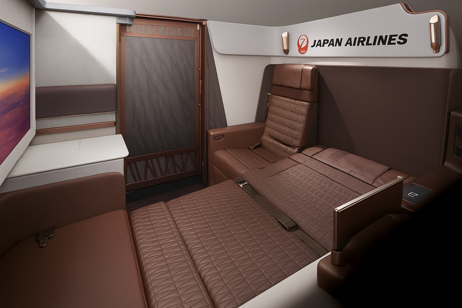 JAL A350 First Class Cabin